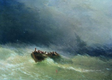 Artworks in 150 Subjects Painting - Ivan Aivazovsky the shipwreck Seascape